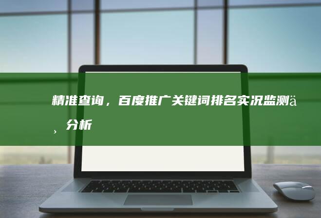 精准查询，百度推广关键词排名实况监测与分析